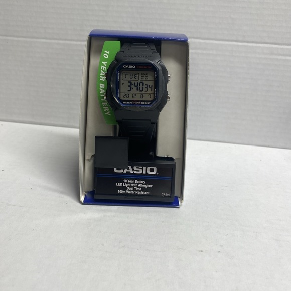 Casio Other - Casio W800H-1AV Men's Digital Watch Black 100M NEW